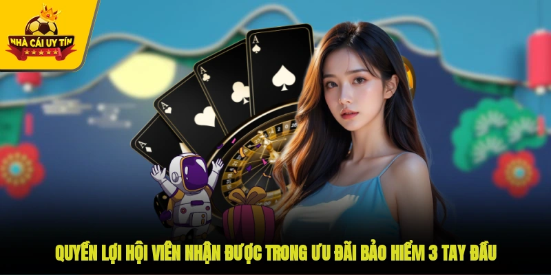 Quyền lợi hội viên nhận được trong ưu đãi bảo hiểm 3 tay đầu